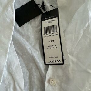 Bcbg White button down